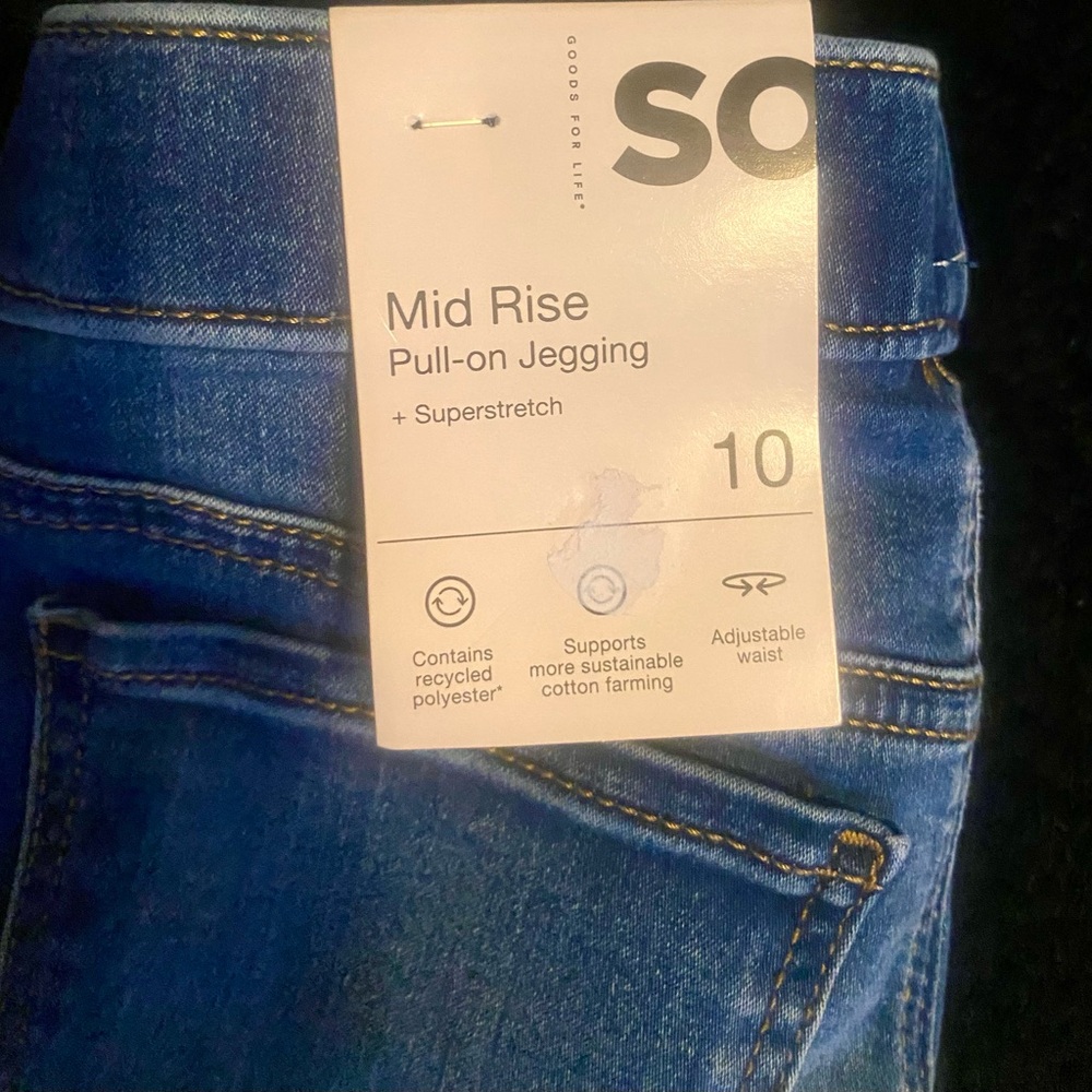 Girls size 10 SO® Pull-On Jeggings in Regular